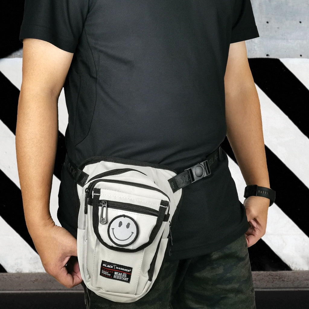 Black Hammer Water Resistant Waist Bag RG007 - BLACK SAFE OUTLET