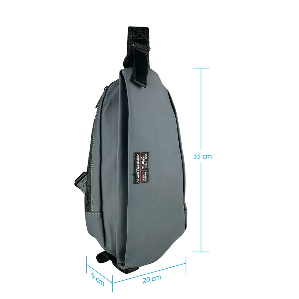 Black Hammer Water Resistant Chest Bag RG001 - BLACK SAFE OUTLET
