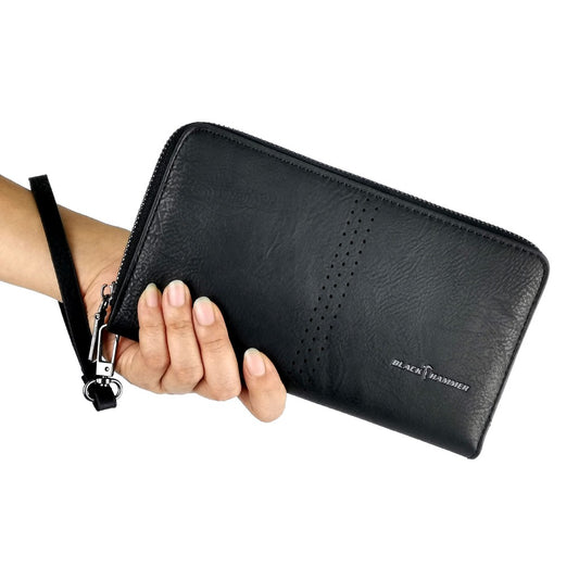 Black Hammer Wristlet Bag (6016) - BLACK SAFE OUTLET