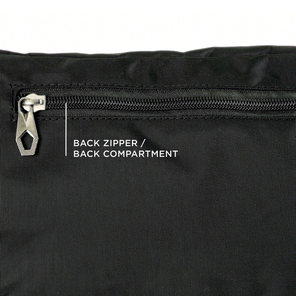 Black Hammer Men Waist Bag RG010 - BLACK SAFE OUTLET