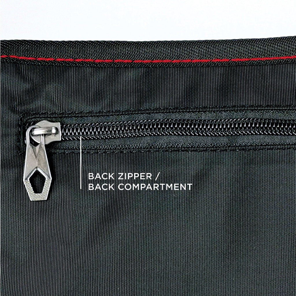 Black Hammer Men Waist Bag RG013 - BLACK SAFE OUTLET