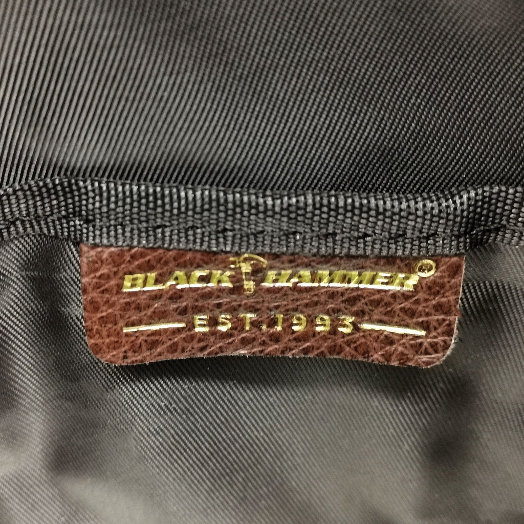 Black Hammer Men Genuine Leather Chest Bag RG8011 - BLACK SAFE OUTLET