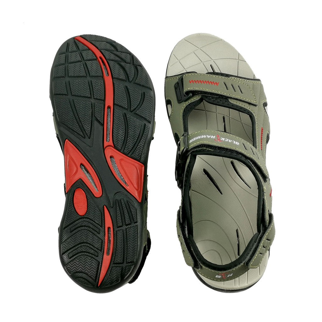 Black Hammer Men Walking Sandals BH-201902-SD