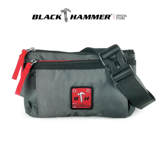 Black Hammer Men Waist Bag RG012 - BLACK SAFE OUTLET