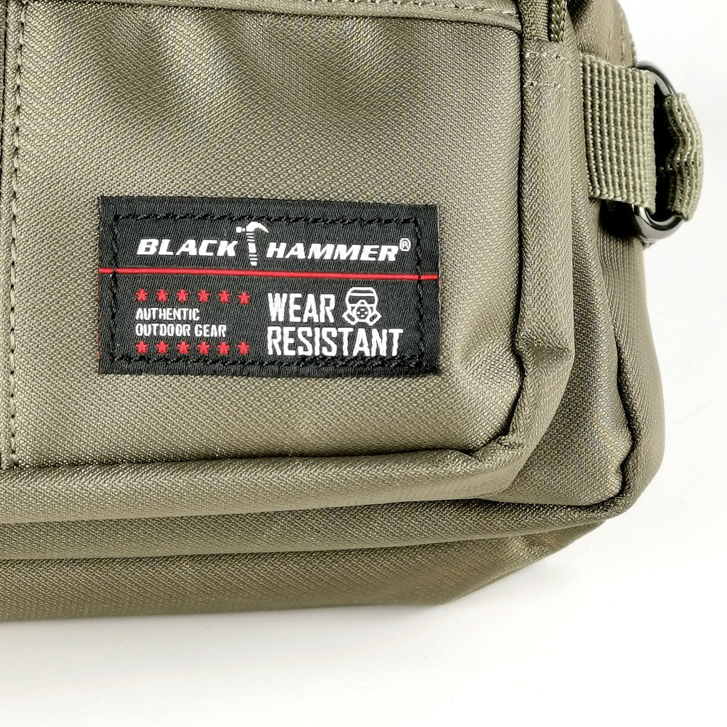 Black Hammer Water Resistant Waist Bag H2029 - BLACK SAFE OUTLET