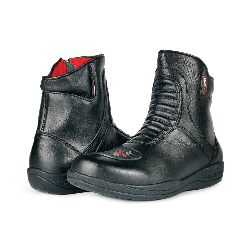 Black Hammer Men Motor Boot Mid Cut BHB-6011