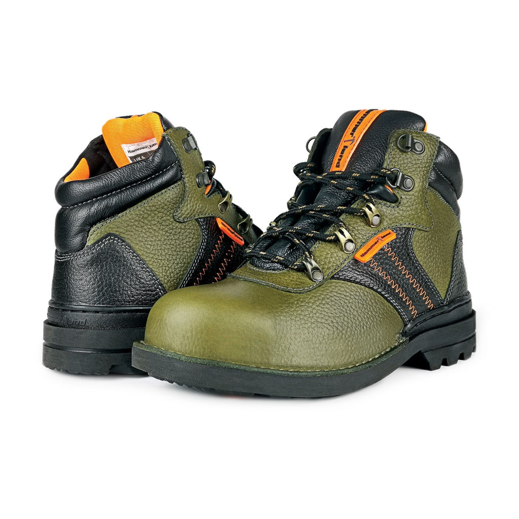 Hammerland Men Mid Cut with Shoelace Safety Shoes HAM-4403