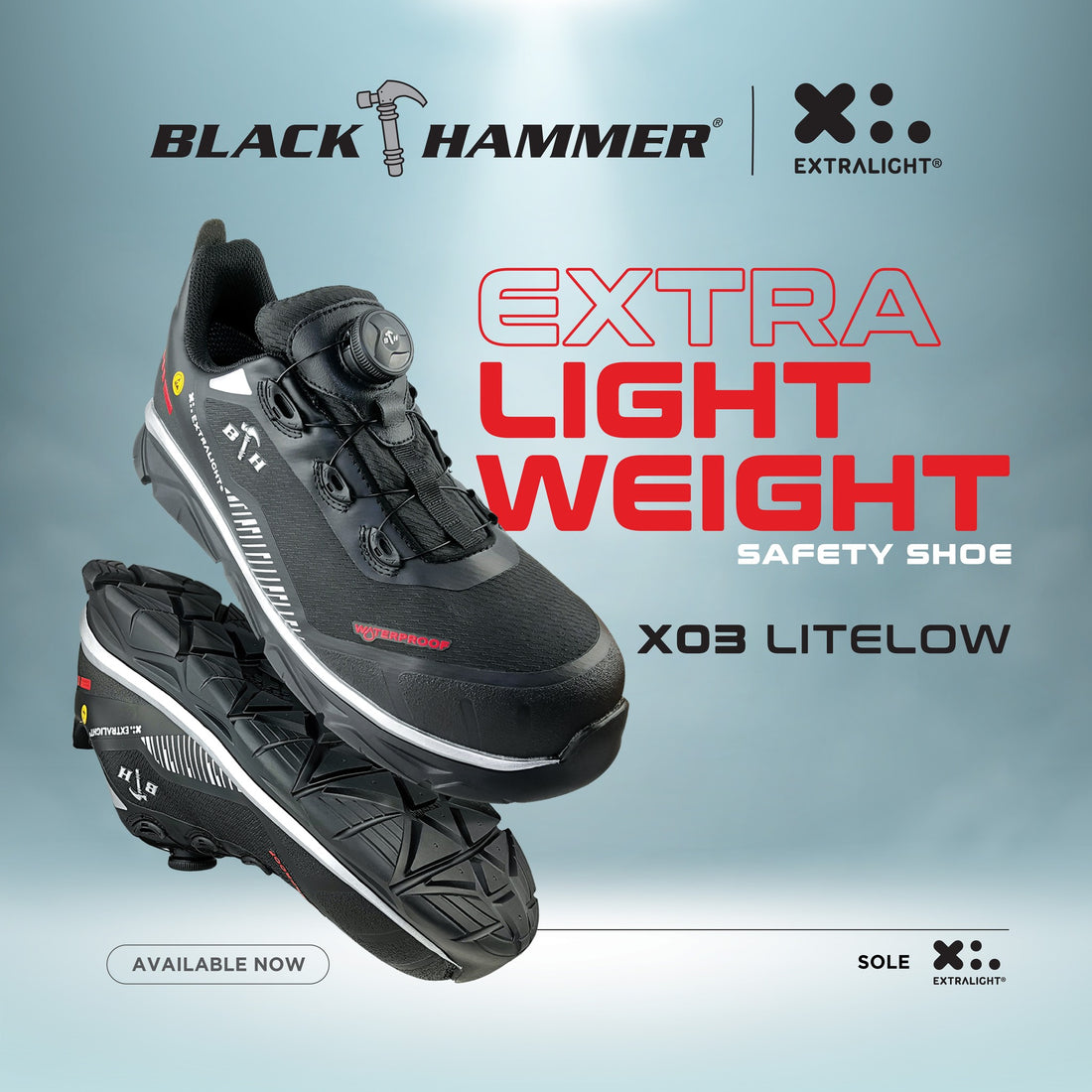 Elevate Your Workday with Black Hammer Pro Series Safety Shoes - BLACK SAFE OUTLET