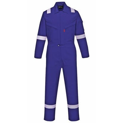 Sherwood Nomex IIIA Original Fire Resistance Coverall 2inch Reflector - BLACK SAFE OUTLET