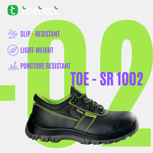 TOETECT | TOE-SR1002 Men Low Cut Lace-up Safety Boots