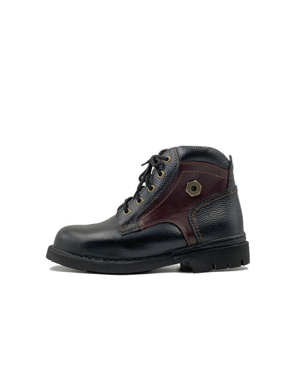 Black Hammer Men 4000 Series Mid Cut Safety Shoes BH4683 - BLACK SAFE OUTLET