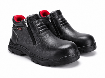 Black Hammer Mid Cut Safety Shoes BH2604
