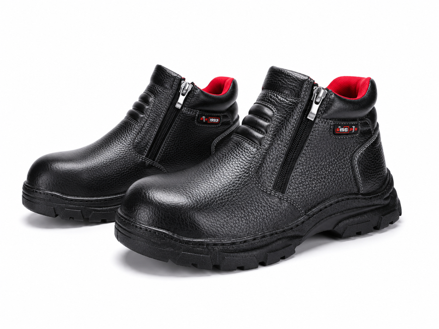 Black Hammer Mid Cut Safety Shoes BH2604
