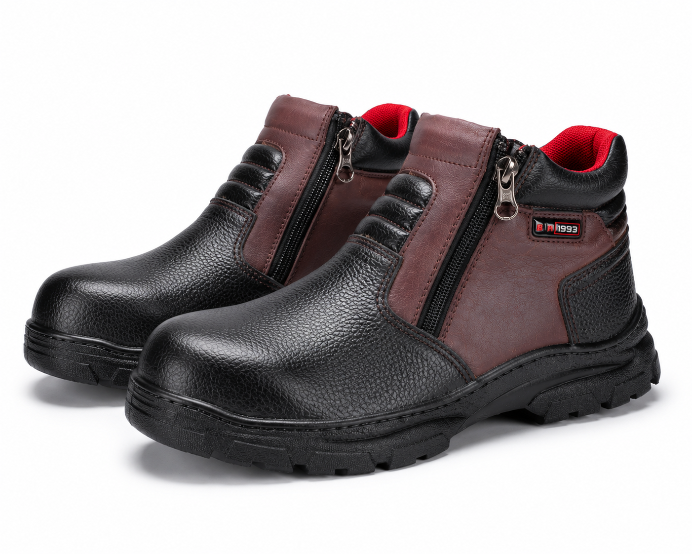 Black Hammer Mid Cut Safety Shoes BH2604