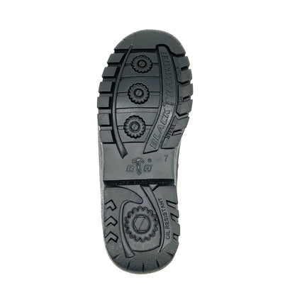 Black Hammer 2000 Series Mid Cut Safety Shoes BH2885 - BLACK SAFE OUTLET