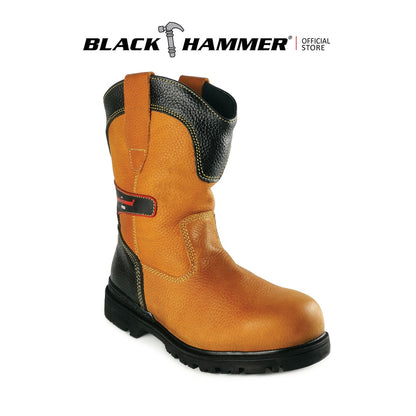 Black Hammer Men High Cut Slip On Safety Shoe BHS26610