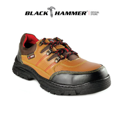 Black Hammer Men Low Cut Safety Shoe with Shoelace BHS26601