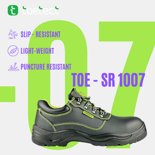 TOETECT | TOE-SR1007 Men Low Cut Lace-up Safety Shoes