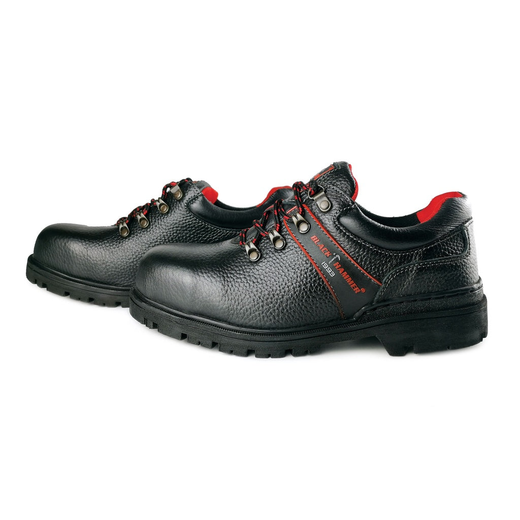 Black Hammer Men Low Cut Safety Shoe with Shoelace BHS26604