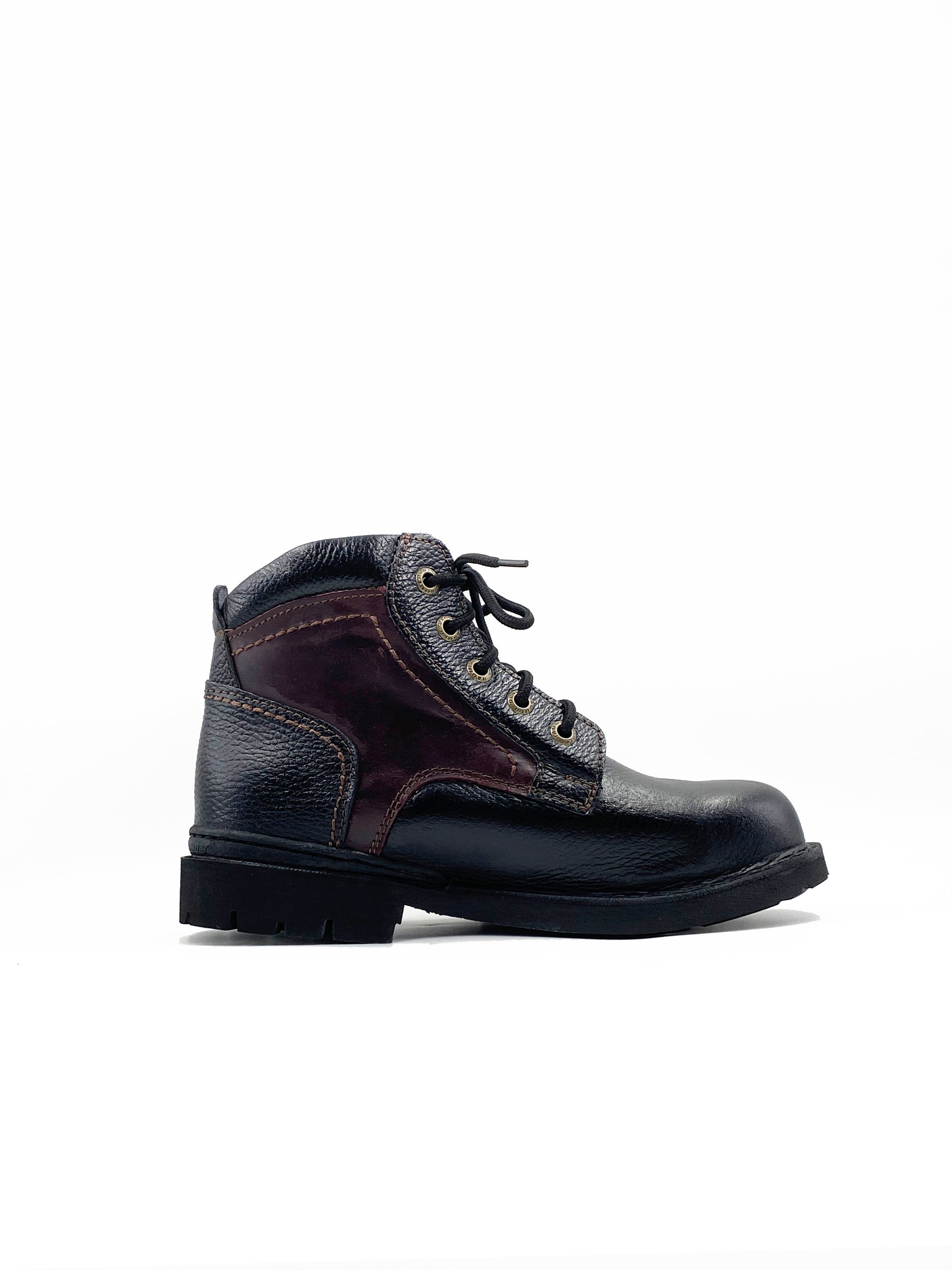 Black Hammer Men 4000 Series Mid Cut Safety Shoes BH4683 - BLACK SAFE OUTLET