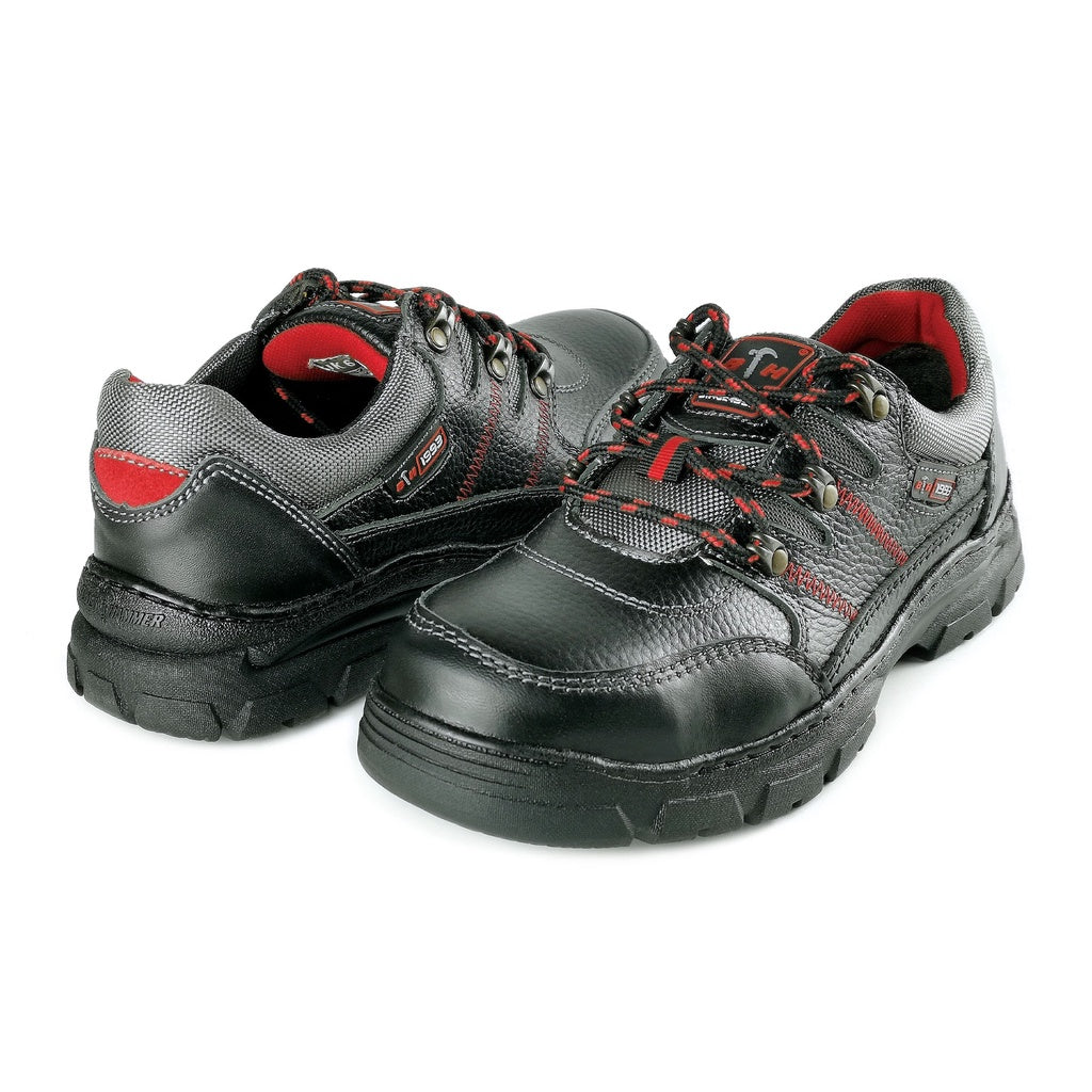 Black Hammer Men Low Cut Safety Shoe with Shoelace BHS26601