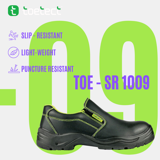 TOETECT | TOE-SR1009 Men Low Cut Slip-on Safety Shoes