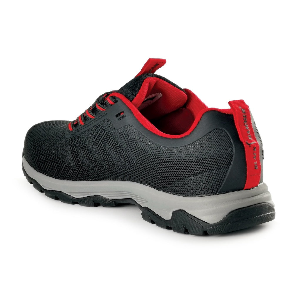 Black Hammer Sporty Safety Sneaker Safety Shoes with composite toe cap