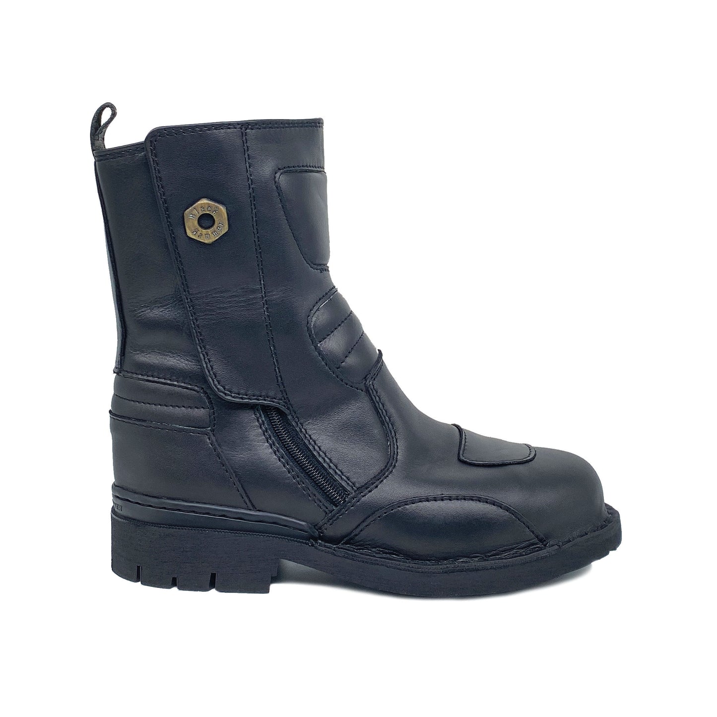 Black Hammer Men 4000 Series High Cut Safety Shoes BH4884 - BLACK SAFE OUTLET