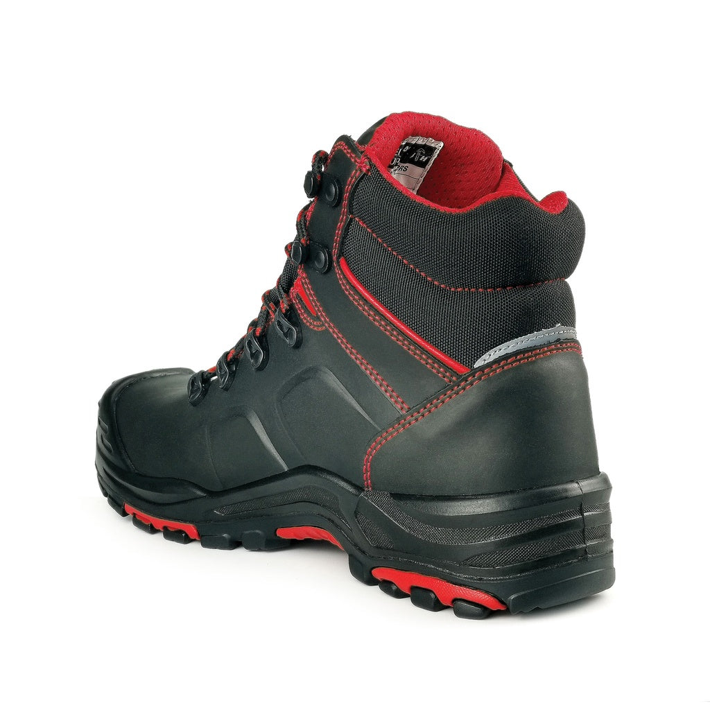 Black Hammer Waterproof Safety Shoes , Durable Rubber Outsole 