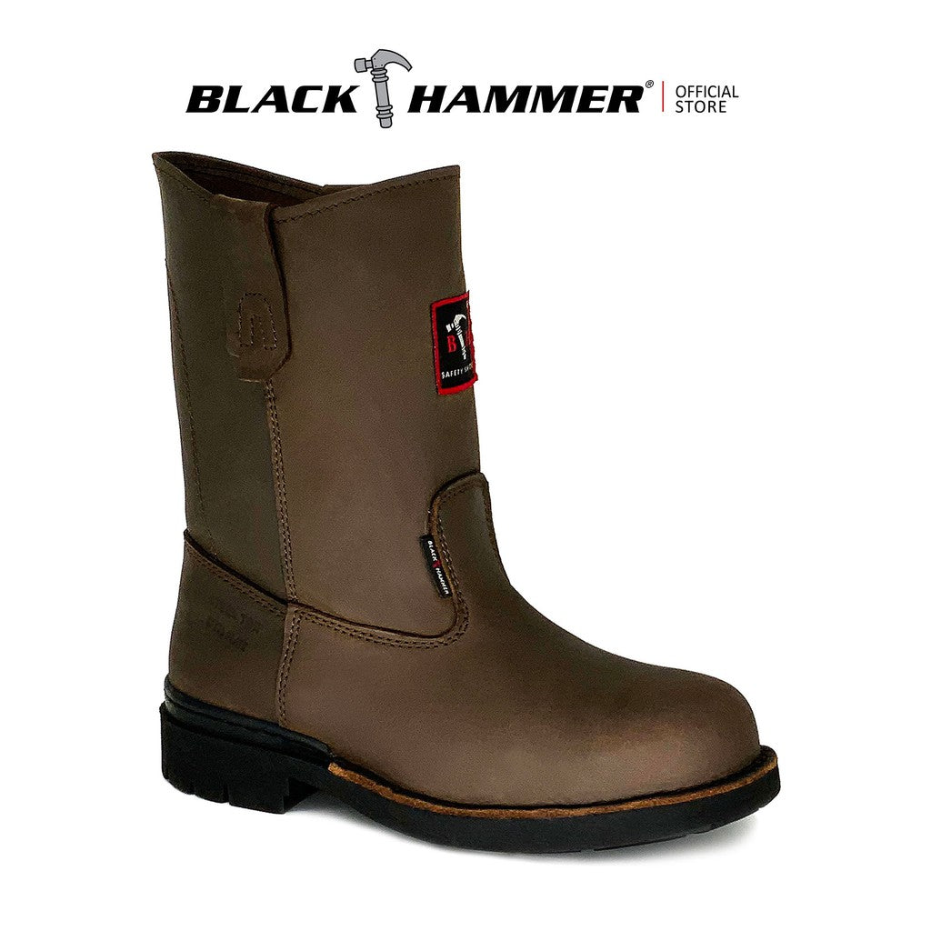 Black Hammer Men 4000 Series High Cut Safety Shoes BH4755 - BLACK SAFE OUTLET