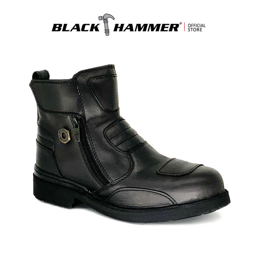 Black Hammer Men 4000 Series BH4883 Genuine Leather Durable Steel Toe cap & midsole safety shoes 