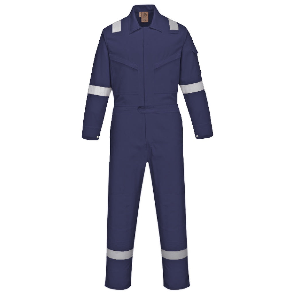 Tulen Cotton Coverall Workshop Workwear Coverall - BLACK SAFE OUTLET