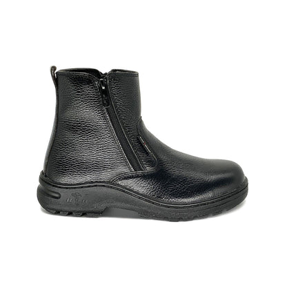 Black Hammer 2000 Series Mid Cut Safety Shoes BH 2333 (SIRIM APPROVED) - BLACK SAFE OUTLET