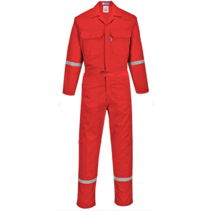 HOUSTON FLAME RESISTANT COVERALL - ISO11612, ISO13506 - BLACK SAFE OUTLET