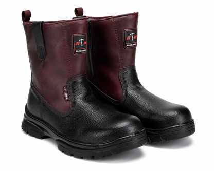 Black Hammer High Cut Safety Shoes BH2606
