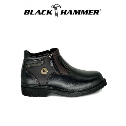 BLACK HAMMER Men 4000 Series Mid Cut Double Zip Safety Shoes BH4682