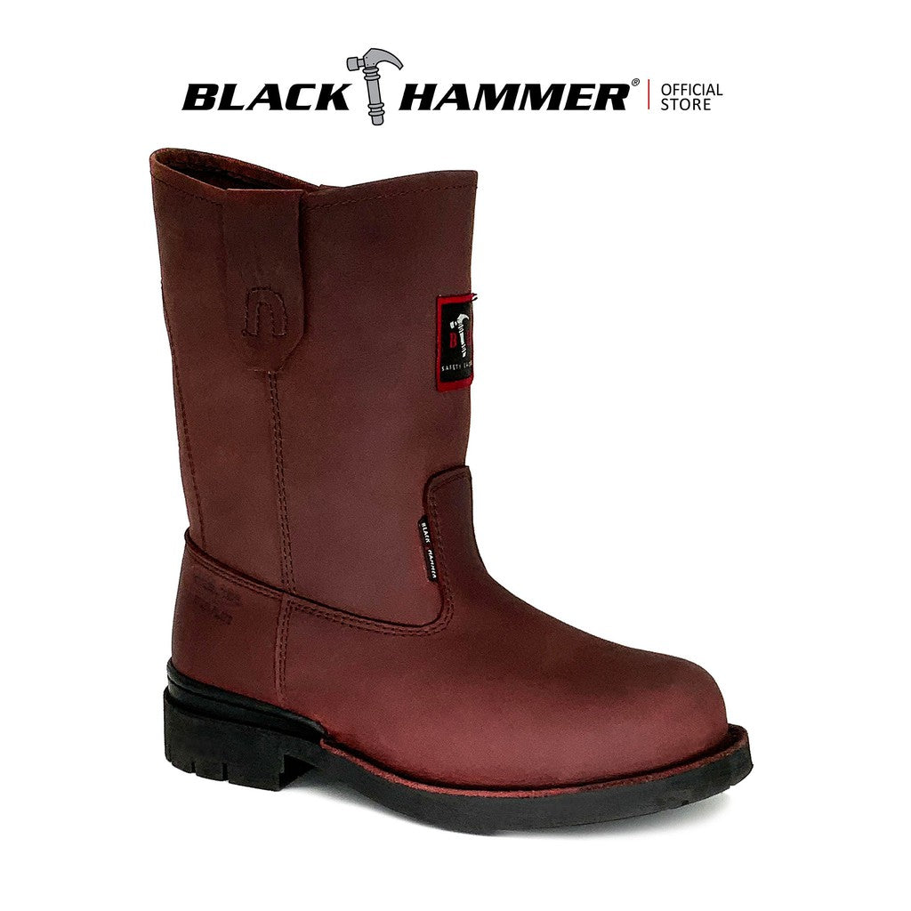 Black Hammer Men 4000 Series High Cut Safety Shoes BH4755 - BLACK SAFE OUTLET