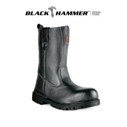 Black Hammer Men High Cut Slip On Safety Shoe BHS26609
