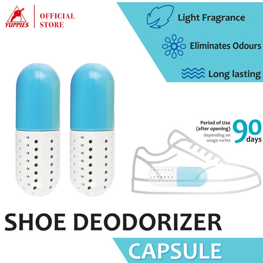 Yuppies Shoe Deodorizer Capsule - BLACK SAFE OUTLET