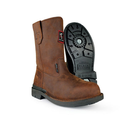 Black Hammer Men 4000 Series High Cut Slip On Safety Shoes BH4755