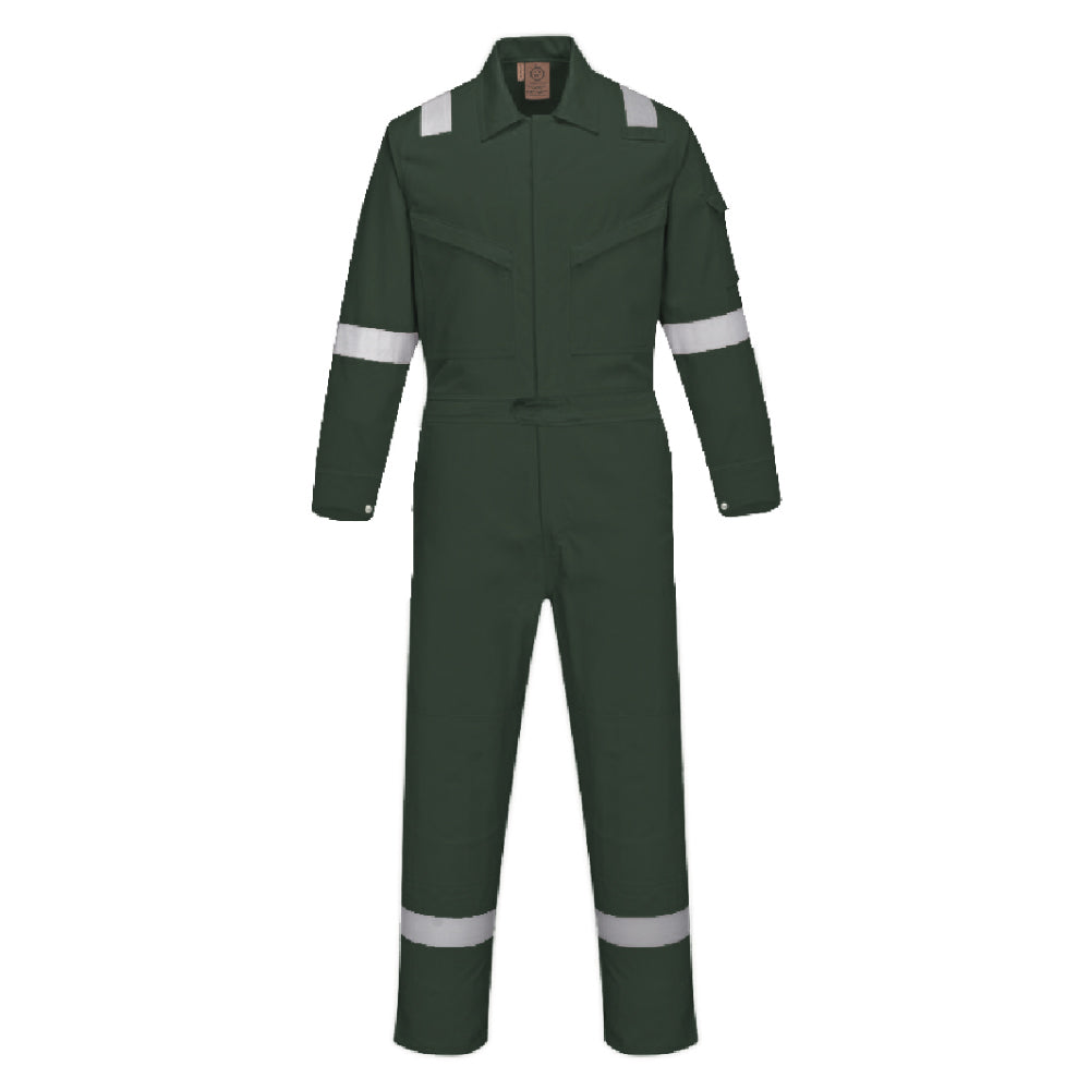 Tulen Cotton Coverall Workshop Workwear Coverall - BLACK SAFE OUTLET