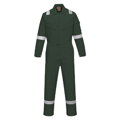 Tulen Cotton Coverall Workshop Workwear Coverall - BLACK SAFE OUTLET