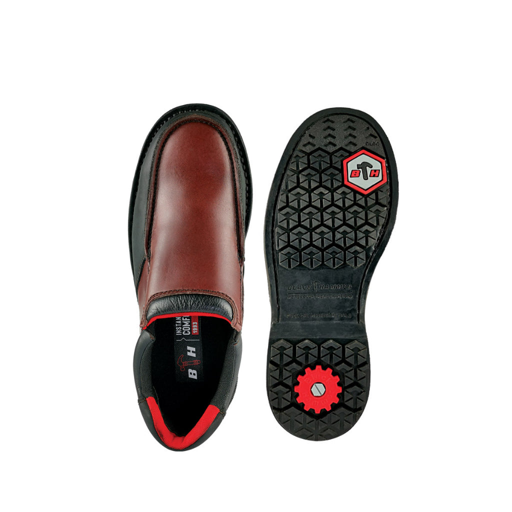 Black Hammer Men Low Cut Safety Shoe BHS26616 - BLACK SAFE OUTLET