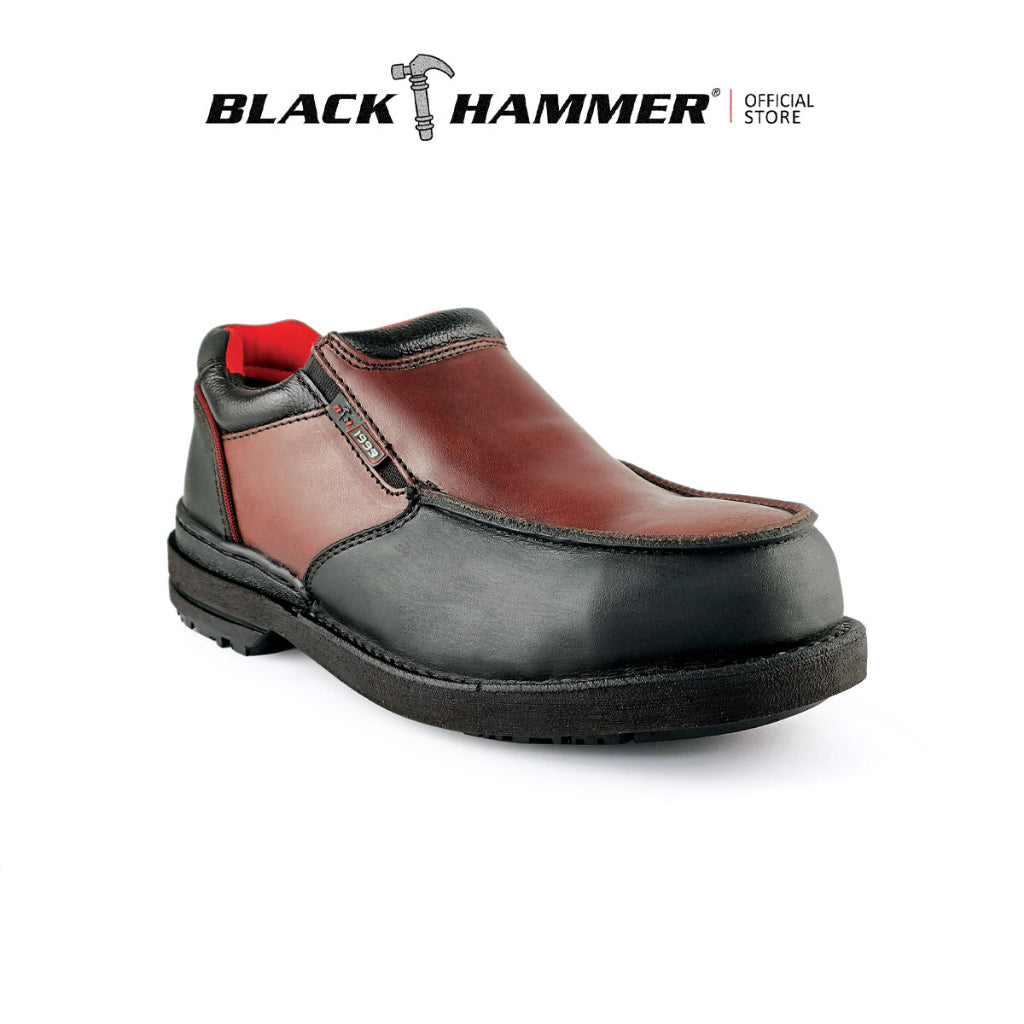 Black Hammer Men Low Cut Safety Shoe BHS26616 - BLACK SAFE OUTLET