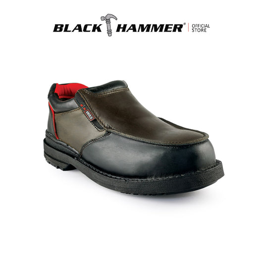 Black Hammer Men Low Cut Safety Shoe BHS26616 - BLACK SAFE OUTLET