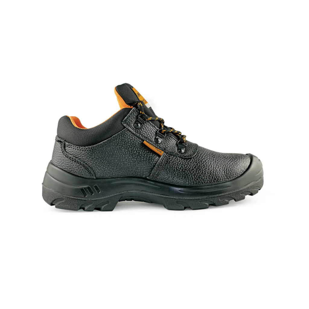 HAMMERLAND Men Low Cut with Shoelace Safety Shoes HAM-3007 GK - BLACK SAFE OUTLET