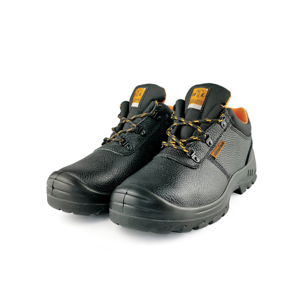 HAMMERLAND Men Low Cut with Shoelace Safety Shoes HAM-3007 GK - BLACK SAFE OUTLET