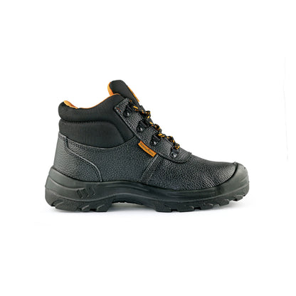HAMMERLAND Men Mid Cut with Shoelace Safety Shoes HAM-3008 GK - BLACK SAFE OUTLET