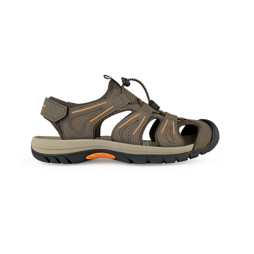 Black Hammer Men Walking Sandals BHC-201712-SD - BLACK SAFE OUTLET