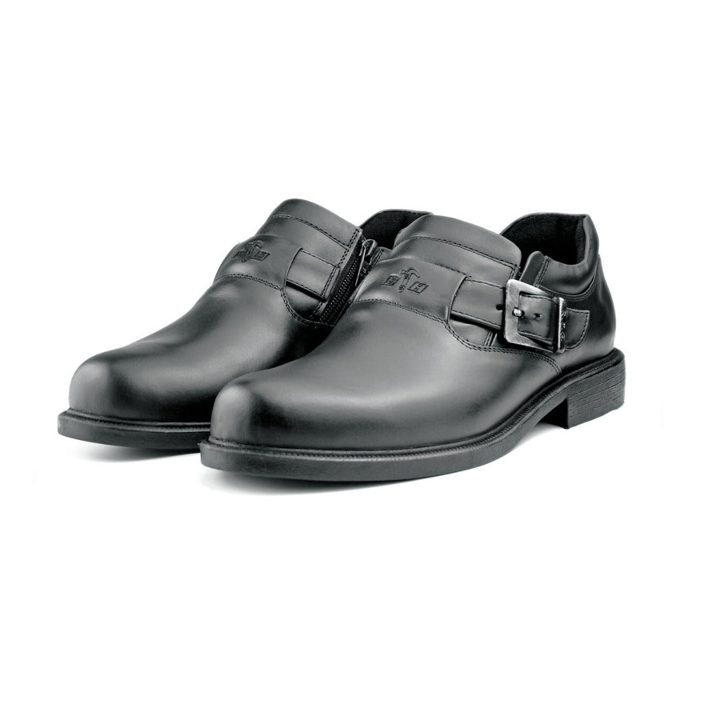 Black Hammer Men Formal Low Cut Shoes BH3703-YM - BLACK SAFE OUTLET